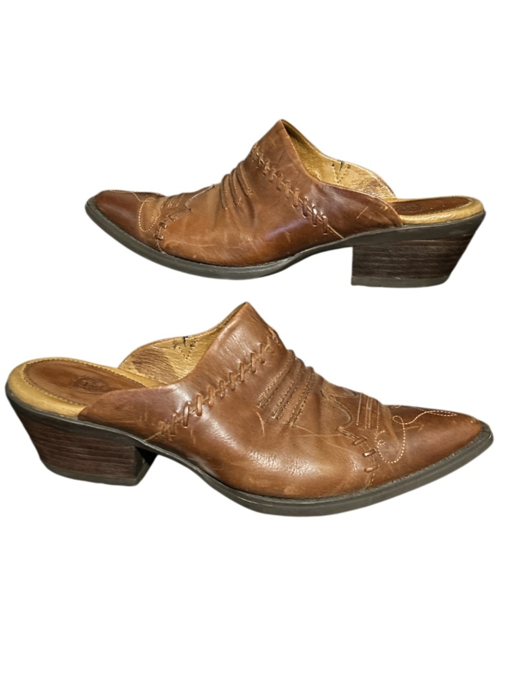 Women’s Brown Ariat Western Mules Size 7B